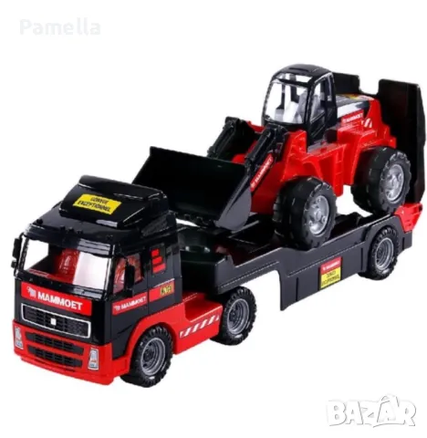 Комплект превозни средства Polesie Mammoet Volvo 56733, снимка 2 - Коли, камиони, мотори, писти - 48632384