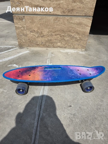 Скейтборд , пениборд 2 бр почти нови, снимка 2 - Скейтборд, ховърборд, уейвборд - 54180320