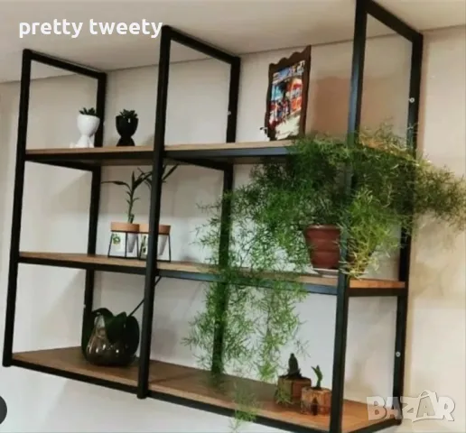 Метална етажерка за окачване на стена по поръчка , снимка 9 - Етажерки - 49322162