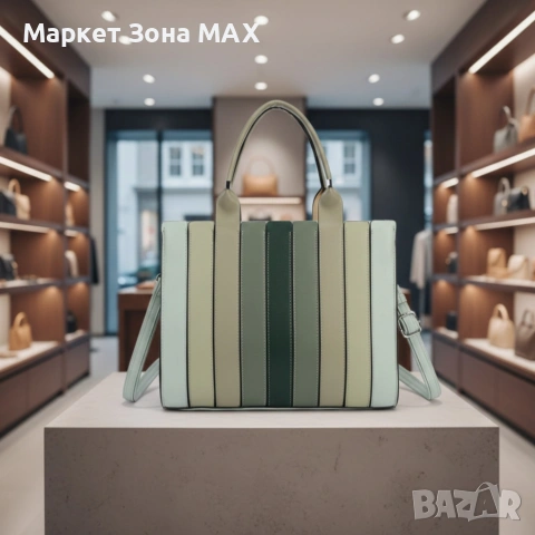 Дамска чанта от еко к о ж а в 6 цвята - стил и качество!, снимка 6 - Чанти - 53265861