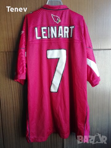 ARIZONA CARDINALS MATT LEINART FOOTBALL JERSEY NFL REEBOK оригинална тениска Американски футбол , снимка 2 - Тениски - 38368316