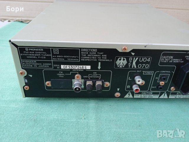 PIONEER  F-C3 FM-AM Stereo Tuner, снимка 7 - Радиокасетофони, транзистори - 35191470