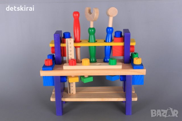 Дървена маса с инструменти, снимка 2 - Други - 39413430