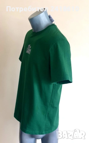Lacoste Cotton Regular Fit  Unisex Size M НОВО! ОРИГИНАЛНА Унисекс Тениска!, снимка 4 - Тениски - 53941730