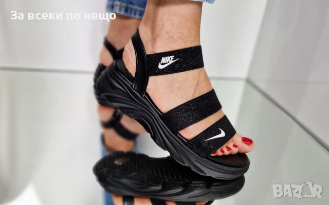 Nike Дамски Черни Сандали Найк от 36 до 41 номер Код P739, снимка 5 - Сандали - 50663743