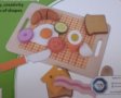 Дървен комплект Пица , Гофретник , Суши ,Торта ,Закуска, дървени играчки за детска кухня, снимка 2
