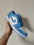 Nike Air Jordan 1 Low Blue unc university blue white обувки Маратонки Кецове номер 43 размер, снимка 10