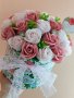 Голям букет със двайсет и седем сапунени рози, снимка 4