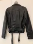 Черно еко кожа яке, снимка 2