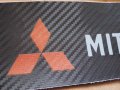 Карбонови стикери за прагове на автомобил Мицубиши Mitsubishi , снимка 5