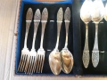 Стари посребрени прибори за хранене - СССР, снимка 4