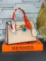 Hermes Дамска Чанта С Панделка/Шарф И Катинар Хермес - Различни Цветове Код SEM-687, снимка 1