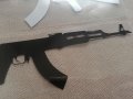 Качествен винилов стикер лепенка автомат калашников за кола автомобил джип ван бус камион дом, снимка 4