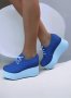 Стилни обувки на платформа - Деним , снимка 2