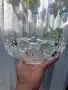 Ваза от Walther Glas от серията Carmen Satin с красив релефен  дизайн от матово и прозрачно стъкло, снимка 5