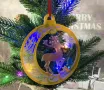 Молд коледна играчка елен 14 см, снимка 2