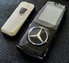 Телефон Mercedes, Луксозен метален, телефон с капаче, Мерцедес, Тип Nokia, GSM, мобилен телефон