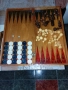 Шах табла 48/48 от соца с дървени фигури и пулове, снимка 13