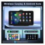 AndroidAuto/Apple Carplay IPS 7" Монитор+Камера за заден ход, снимка 7