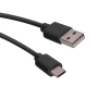 Кабел USB - USB-C, Forever 1м 2A в кутия, Черен , снимка 1