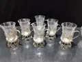 Стари руски стакани подстакани филигран, снимка 1