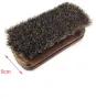 Четка от естествен косъм за почистване на кожа и текстил., снимка 5