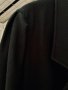 Дълго черно модерно палто,80% вълна, снимка 3