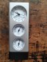 часовник с будилник, термометър и хидрометър за бюро разни, снимка 9