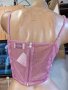 Бюстие тюл с цип задна част м л , снимка 3