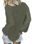 Дамски лек пуловер с дълги ръкави и дантелено деколте, 5цвята - 023, снимка 8