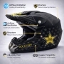 Кросова каска ROCKSTAR, Full Face, DOT Сертификат, Размер: S; M;, снимка 10