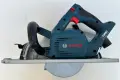BOSCH GKS 18V-68 GC - Безчетков циркуляр 2x18V 5.0Ah перфектен!, снимка 3