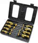 CCLIFE Комплект магнитни отвертки от 8 части с плоски, Pozidriv и Phillips CR-V отвертки с куфар , снимка 1