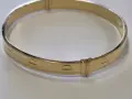 Твърда златна гривна модел Cartier – 14К (585) / 10.28 гр., снимка 2