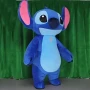 Гигантски надуваем костюм на Стич 1,9м 2,5м Stitch за изненади детски рожденни дни партита, снимка 3