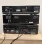🔊Ретро аудио сет TECHNICS - ресийвър с дистанционно, CD плеър с дистанционно и дек🔉, снимка 4