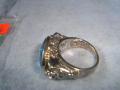 ПОСРЕБРЕН или СРЕБЪРЕН КРИСТАЛЕН ФЕШЪН АРТ ПРЪСТЕН с ПЕЧАТ S925 - 26618, снимка 15