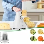Електрическо ренде 5-в-1 HOMELUX – Мултифункционална резачка за зеленчуци, плодове и други, 5 сменяе, снимка 4