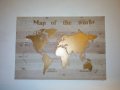 Мap of the world, дърво, снимка 4