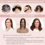 Тупе Silk-co от естествена човешка коса 35 см в естествено черно, снимка 5