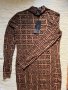 Кафява рокля с етикет Amisu, снимка 2