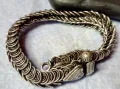 ВЪЗРОЖДЕНСКА СРЕБЪРНА ГРИВНА УНИКАТ - Миниатюра На СРЕБЪРНИ ПАФТИ с КОЛАН ВИСОКА ПРОБА СРЕБРО 48794, снимка 10