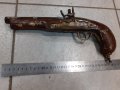 Стар красив кремъчен пистолет,пищов,пушка, снимка 3