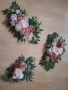 Украса, изкуствени цветя, сватба, юбилей, кръщене, снимка 3