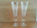 Сватбени кристални чаши, снимка 1 - Чаши - 29284799