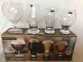Кристални чаши за бира Maison Fornie, сет от 4 чаши, за ценители на бирата, снимка 1 - Чаши - 44686376