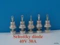 KYS30-40 Schottky diode 30A, 40V - Шотки диод с болт 6мм, снимка 1