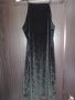 Велурена черна рокля на H&M със змийски мотив, снимка 2
