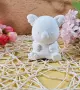3D Коала седяща силиконов молд форма фондан шоколад гипс смола глина свещ декор, снимка 3