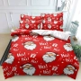 Коледно спално бельо, 100% памук, 6 части, снимка 1